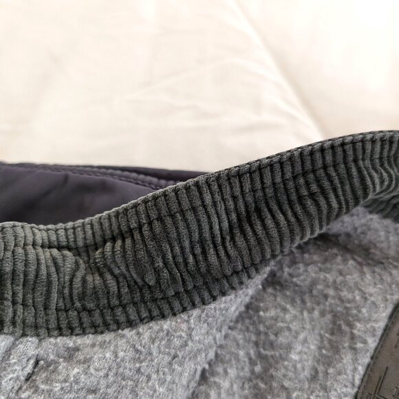 LAUREN RL Vest Men's M Black Outdoor Vintage Utility Nylon Corduroy Collar Zip - Picture 9 of 16